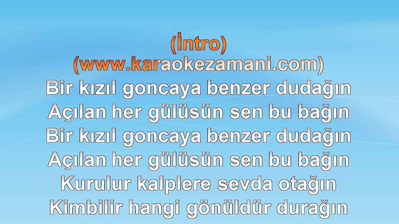 Hatice - Bir Kızıl Gonca - 2005 TÜRKÇE KARAOKE