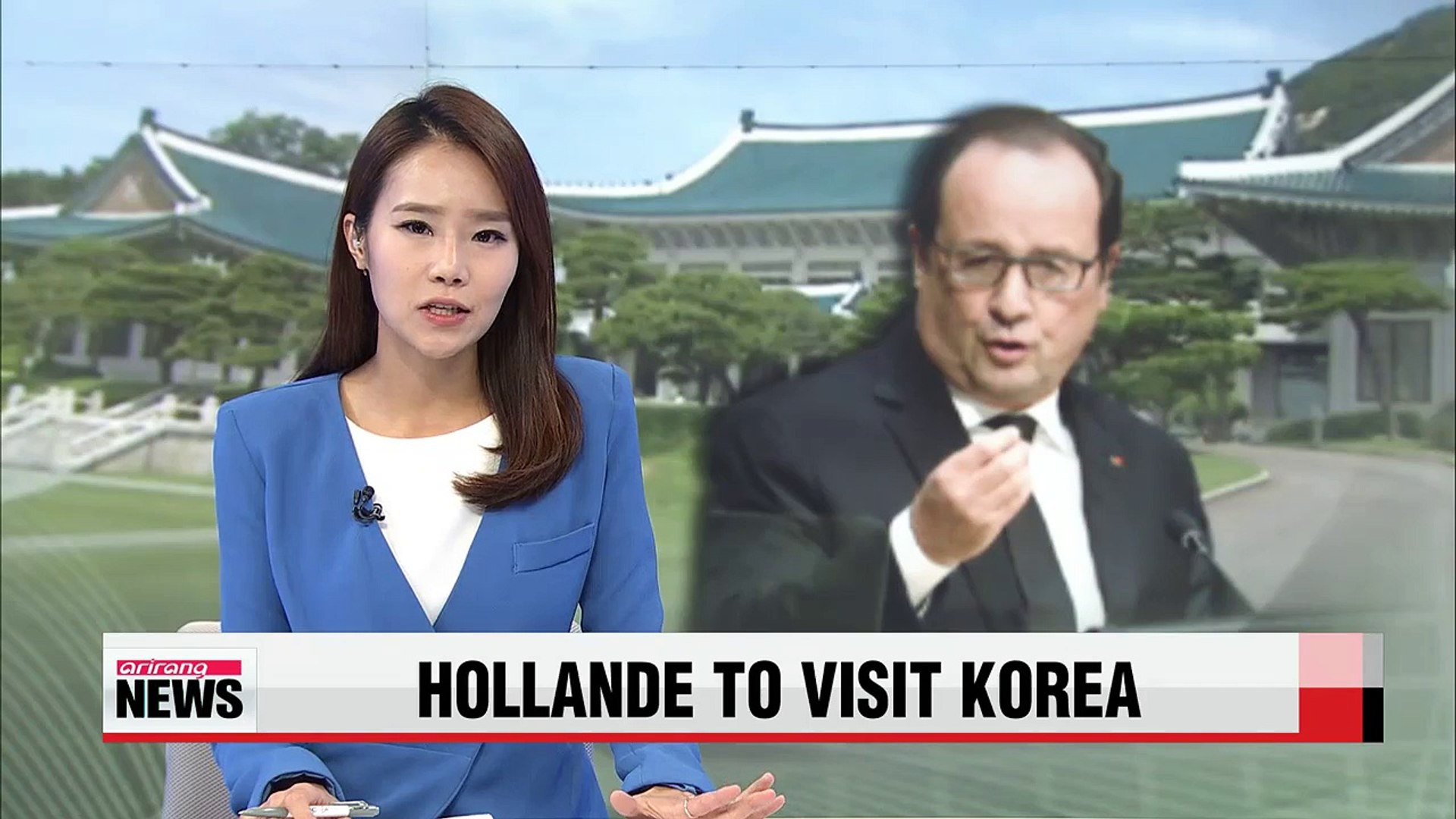 ⁣Hollande to travel to Korea for state visit in Nov.