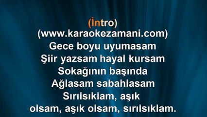 İbrahim Erkal - Sırılsıklam - 1998 TÜRKÇE KARAOKE