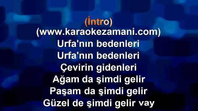 İbrahim Tatlıses - Ağamda Şimdi Gelir - (2010) TÜRKÇE KARAOKE