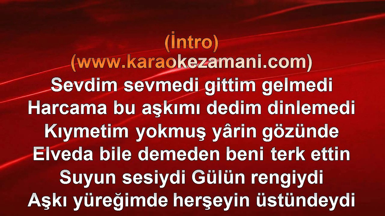 İbrahim Tatlıses - Bende İnsanım - 2004 TÜRKÇE KARAOKE