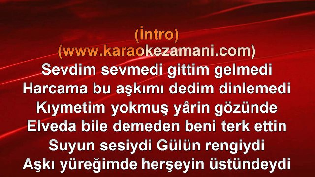 İbrahim Tatlıses - Bende İnsanım - 2004 TÜRKÇE KARAOKE