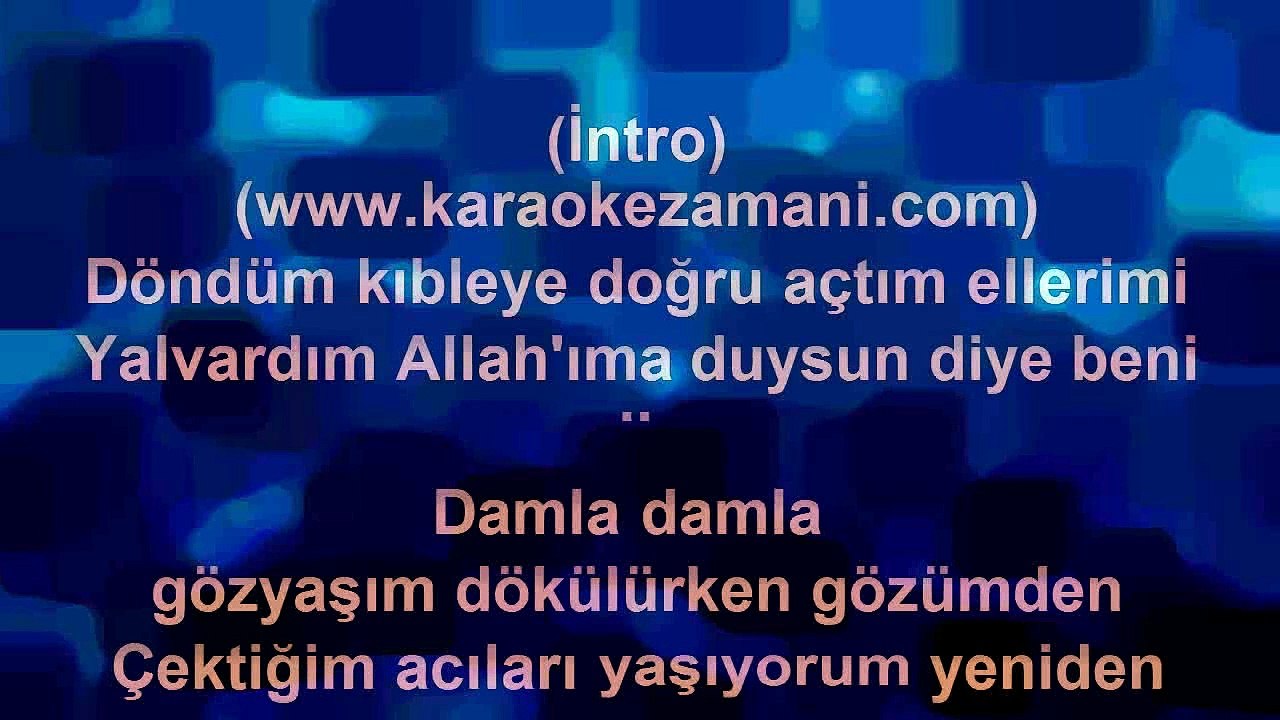 İbrahim Tatlıses - Bir Kulunu Çok Sevdim - 1991 TÜRKÇE KARAOKE