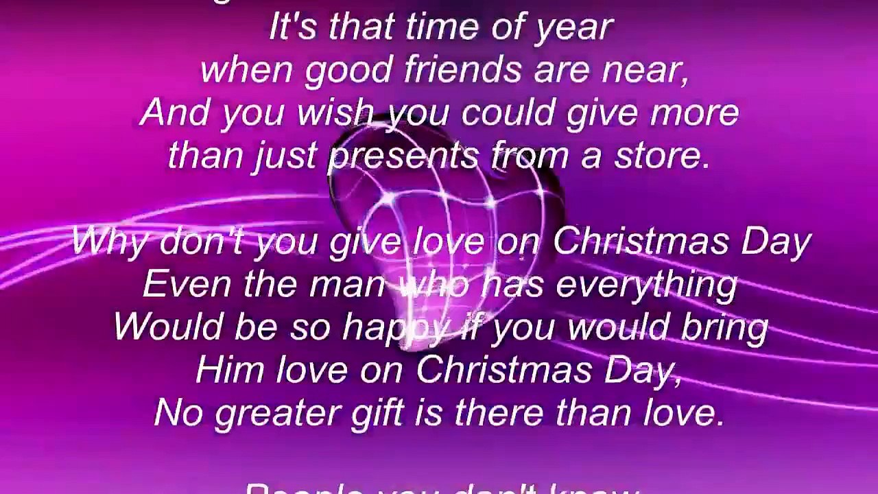 Jackson 5 – Give Love On Christmas Day Song Lyrics