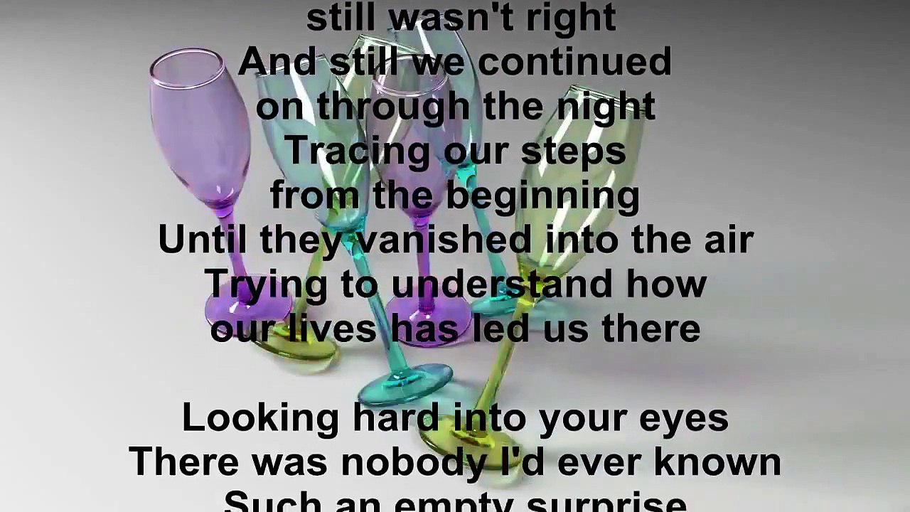 Jackson Browne – Late For The Sky Song Lyrics