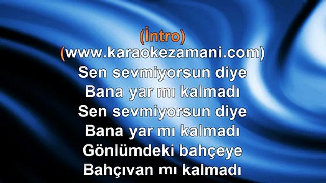 İbrahim Tatlıses - Derdine Yan Tamam mı - (2010) TÜRKÇE KARAOKE