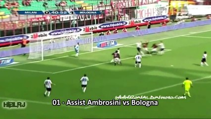 Ronaldinho ● All 29 Assists ● AC Milan