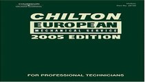 Chilton 2005 European Mechanical Service Manual: (2001-2005)  Free Book Download