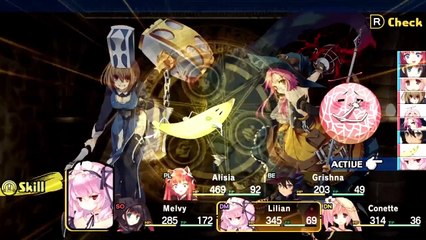 Dungeon Travelers 2  The Royal Library & the Monster Seal - Les combats [FR]