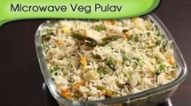 Microwave Veg Pulav | Easy to make Main Course Recipe | Ruchi's Kitchen