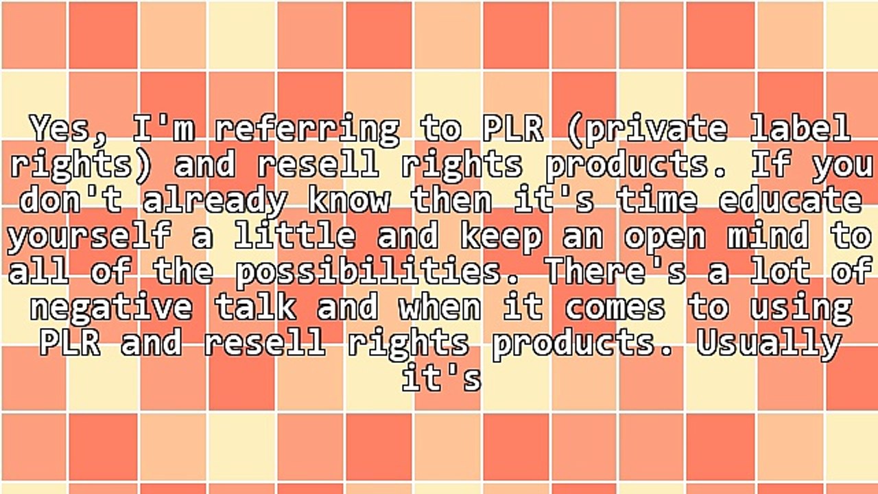 Are You Using The Right Tools In Your Online Business? PLR Products Are Your Best Friend!