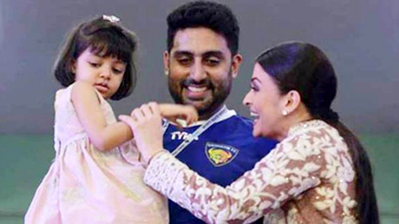 Watch: Aaradhya Bachchan Plays With Aishwarya Rai Bachchan & Abhishek Bachchan
