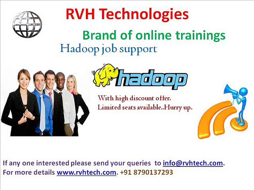 Hadoop job support for low price cost fee