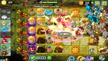 Plants Vs Zombies 2 - Level 107 Strawburst Lost City Temple Of Bloom Challenge!