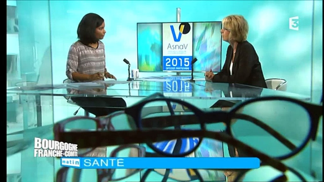 Journées de la vision avec Lydie Bard responsable des opticiens mutualistes à la Mutualité Français