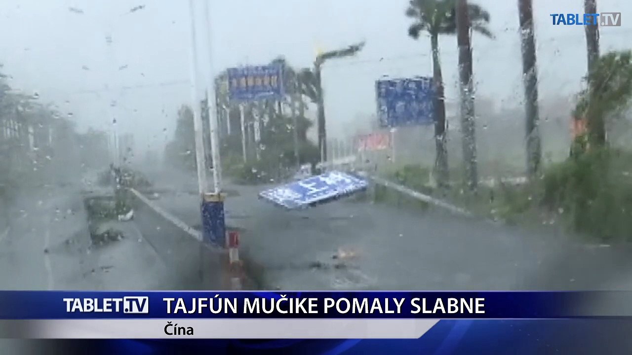 Tajfún Mučike si v Číne a na Filipínach vyžiadal najmenej deväť obetí