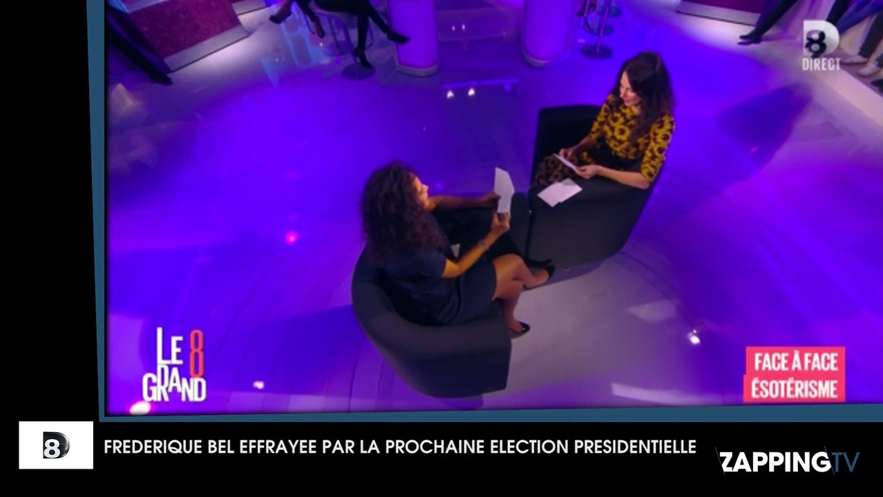 Le Grand 8 : Frédérique Bel effrayée et pessimiste pour la présidentielle 2017 après avoir tiré les cartes