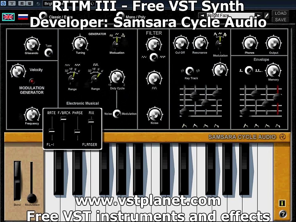 Synthesizer Software "RITM III" VST Plugin - vstplanet.com