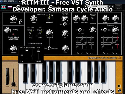 Synthesizer Software RITM III VST Plugin - vstplanet.com