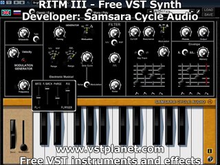 Synthesizer Software "RITM III" VST Plugin - vstplanet.com