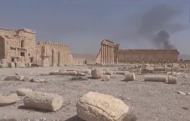 Une nouvelle destruction à Palmyre, à travers les télés