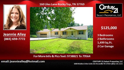 3 bedroom home for sale in Melrose Subdivision Rocky Top TN