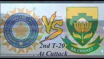 India vs South Africa 2nd T-20 Match Preview  Match Point 2nd T-20 On 5 Oct2015  -Cuttack