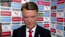 Arsenal vs Manchester United 3 - 0 - Louis van Gaal post - match interview