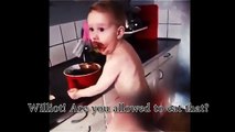 Swedish kid caught on tape eating cookie dough and lying about it