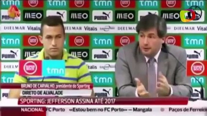 Brasileiro solta pum ao vivo durante apresentação ao Sporting