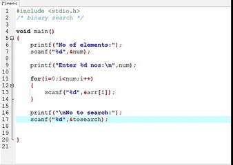 C PROGRAM-BINARY SEARCH (IN HINDI)