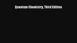 AudioBook Quantum Chemistry Third Edition Online