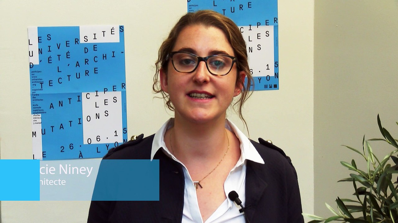 Interview de Lucie Niney, architecte