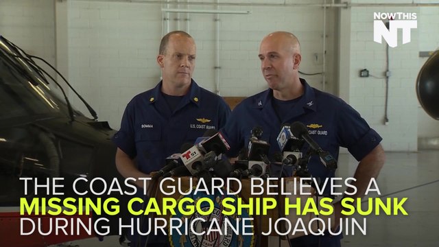 Coast Guard Believes Missing Cargo Ship Has Sunk During Hurricane Joaquin