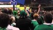 Irish Rugby Fans Celebrate Outside Wembley Stadium