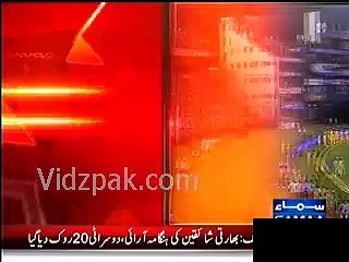 Butthurt Indian crowd Throws bottles in stadium ,India SouthAfrica T-20 match stopped