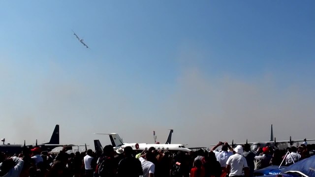 World's largest passenger jet pulls off jaw-dropping take off