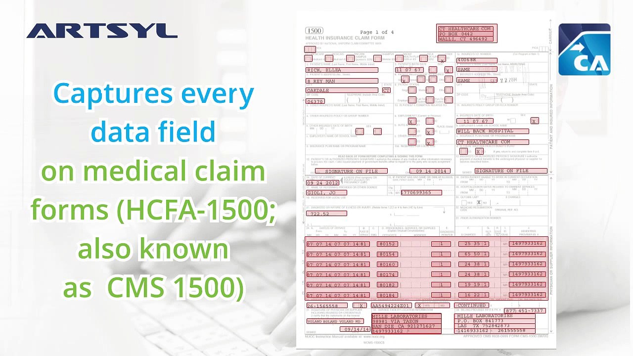 Medical Claims Processing Automation with Artsyl ClaimAction