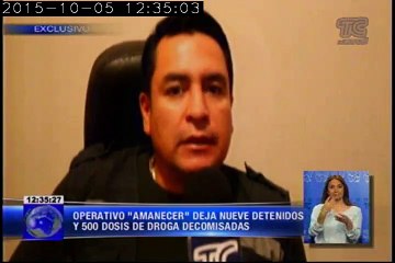 Varios detenidos y droga decomisada en Cuenca