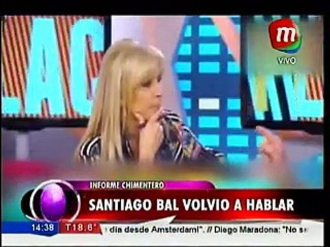 Santiago Bal volvió a hablar de Carmen Barbieri