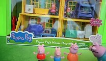 Pig George e Familia Peppa Pig Nova Casa Completo em Portugues Disney TOP toys Brasil