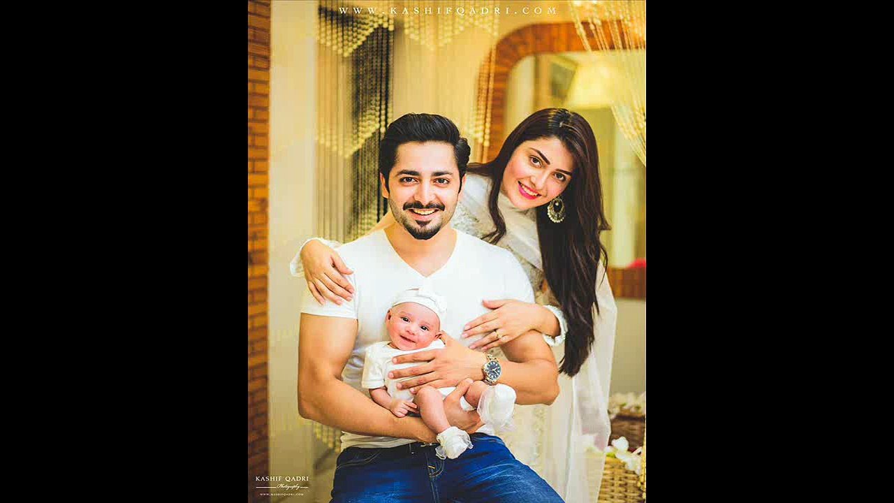 Ayeza Khan and Danish Taimoor Daughter "Horain" new pics Oct 2015