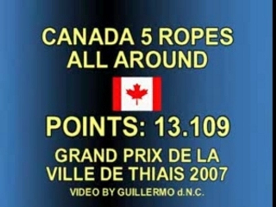 Canada 5 Cordes Thiais 2007