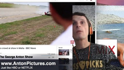 Supercar hurtles into crowd at show in Malta PARODY The George Anton Show