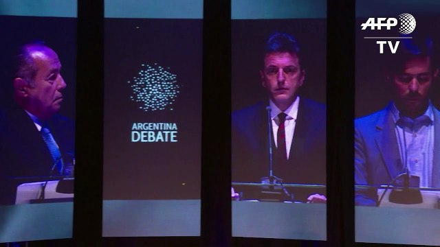 Scioli ausente en primer debate presidencial en Argentina