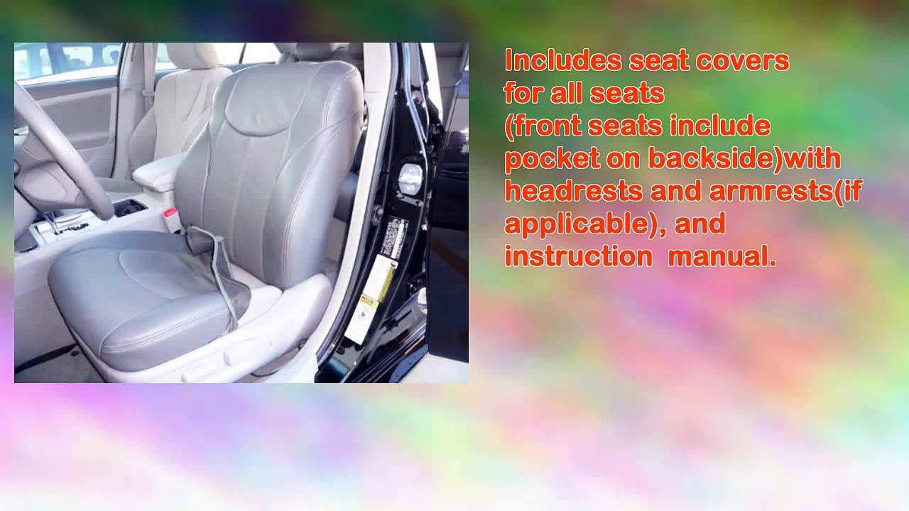 20052007 Toyota Sequoia Sr5 Gray Clazzio Leather Seat Covers