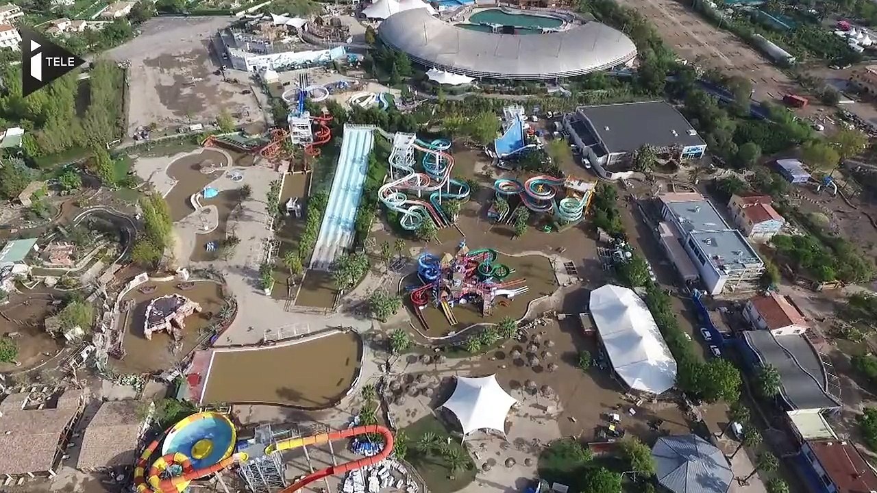 Alpes-Maritimes : les dégâts des intempéries filmés par un drone