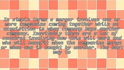 Choosing Merger And Acquisition Consulting Services