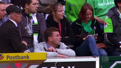 Wolfsburg Manager, Dieter Hecking, Sits With Opposition Fans. Instantly Regrets It