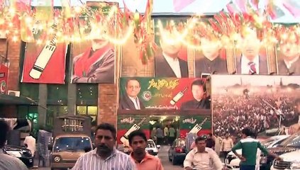 PTI Supporters in NA 122 Election 11 October